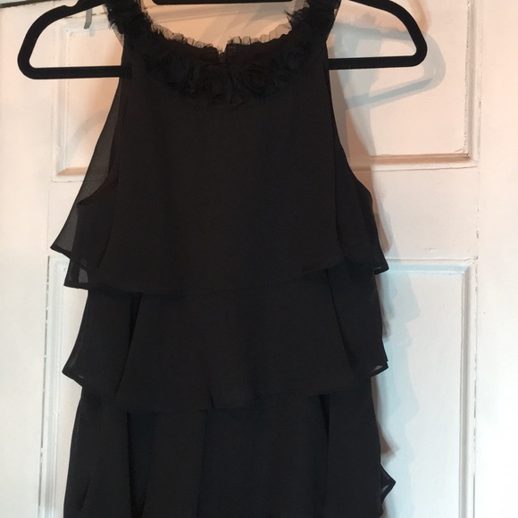 Sleeveless Dress with layered Frills Sz 10P - Picture 9 of 13